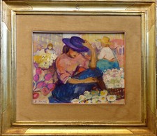 Dipinto olio su tela Anna