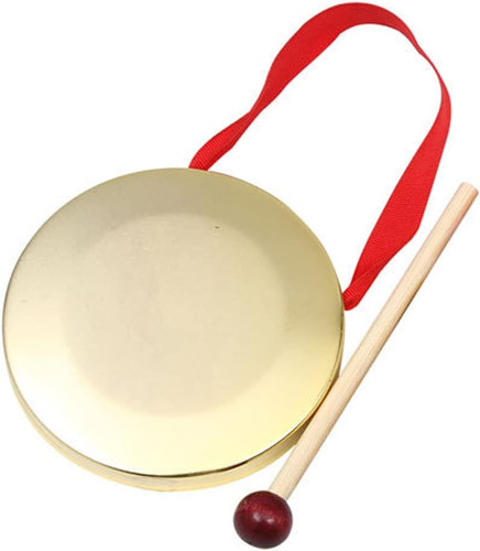 Mini gong manuale rame - in,