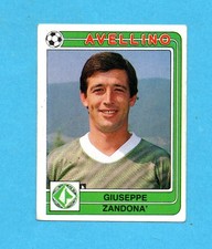 PANINI CALCIATORI 1986/87-Figurina n. 45- ZANDONA' -AVELLINO-CON VELINA