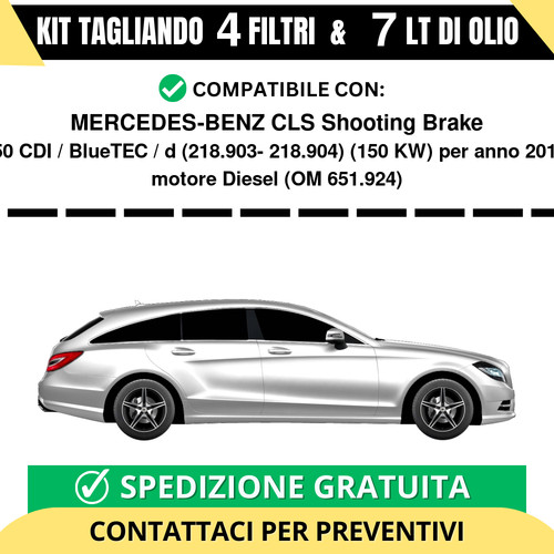 Tagliando per mercedes benz - per, mercedes-benz