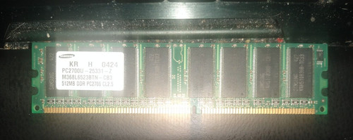 512mb 2x256mb pc2700 ddr - 2x256mb,