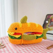 Fish Bread Crochet, Handmade