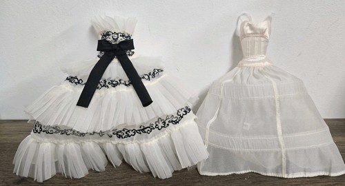 Abito bianco nero moda - , barbie
