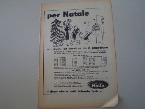 Advertising pubblicità 1952 - advertising,