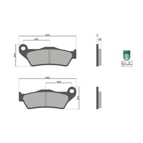 Pastiglie freno malossi brake - pastiglie,