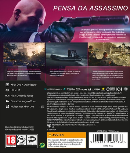 Xbox one hitman ufficiale - xbox, 2