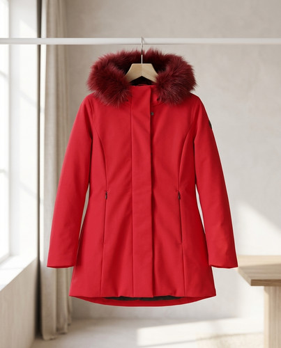 Cappotto rrd rosso bambina - cappotto,