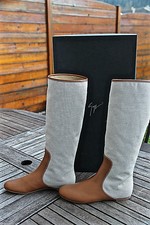 Stivali Pelle Bicolore