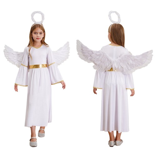 Costume angelo bambina - , ali