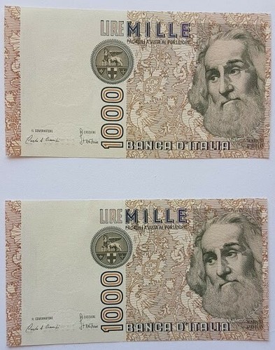 Mille lire marco polo due - lire, "marco