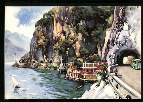 Cartolina artista aldo - cartolina,