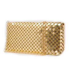 Pochette oro elegante clutch