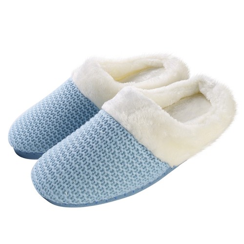 Eleganti pantofole maglia - eleganti,