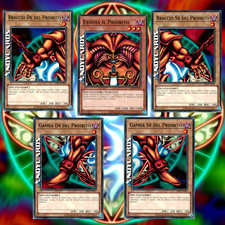 EXODIA IL PROIBITO SET COMPLETO 5 PEZZI DI ITALIANO LDK2 BRACCIO GAMBA Yugioh!