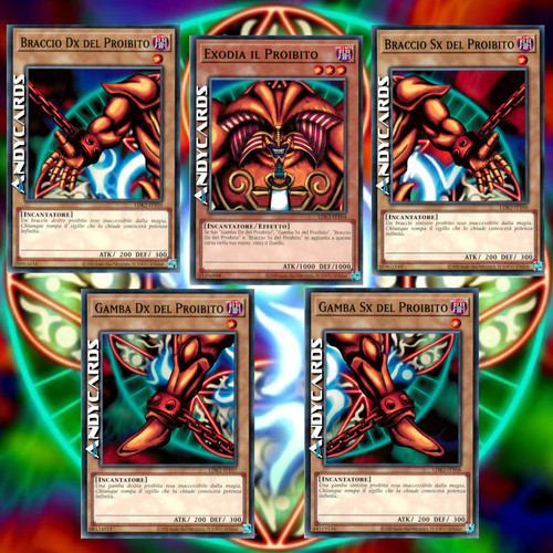 Exodia proibito set - il,
