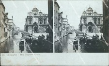 bg640 cartolina fotografica venezia citta' ospedale civile