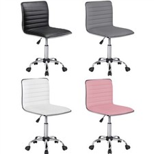 Sedia Ufficio Scrivania Rotelle Girevole Altezza Regolabile Ergonomica Imbottita