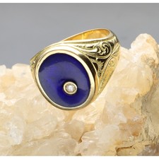 ANELLO UOMO IN ORO GIALLO