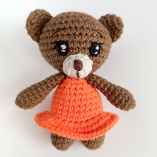 Orso all uncinetto - orso, in