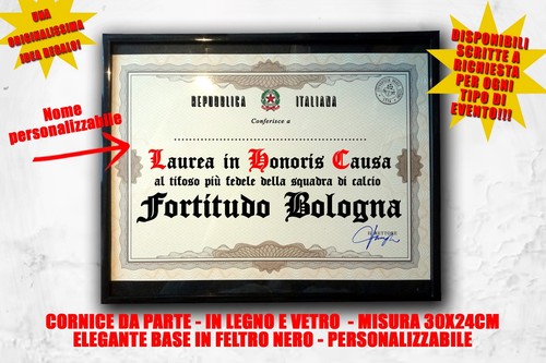 Laurea quadro tifoso - , calcio