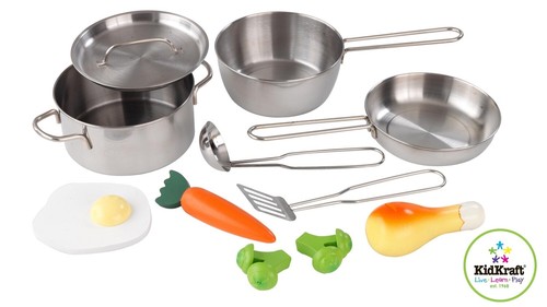 Kidkraft deluxe set pentole - kidkraft,