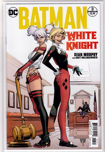 Batman white knight 3 - white,