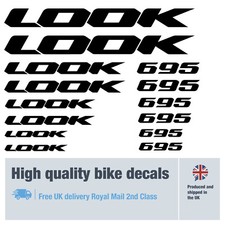 Look 695 etichette/decalcomanie/adesivi bici, 5+ anni qualità esterna (confezione da 27)