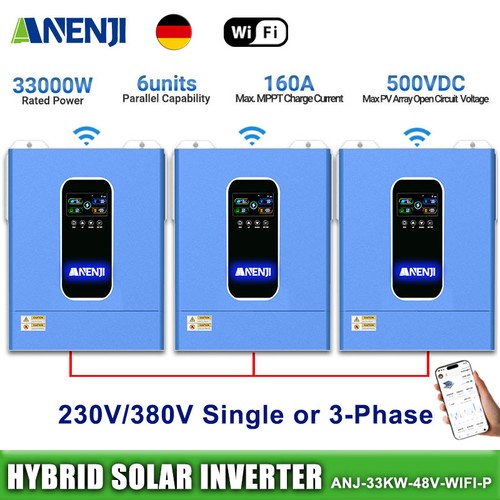 Inverter solare ibrido 33kw - inverter, 3