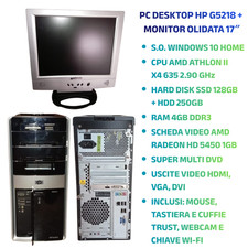 Computer pc fisso desktop HP