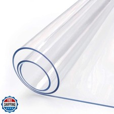 Tappetino protezione tavolo da pranzo 48 x 120 pollici plastica trasparente scrivania arredo legno