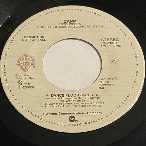 Zapp dance floor - zapp:, (part