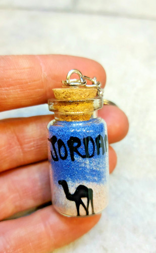 Handmade sand art bottle decor - art,