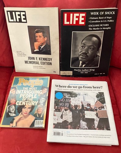 Tributes jfk mlk 2021 - 2021, black