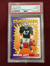 Ronnie Lott 1991 Score Crunch