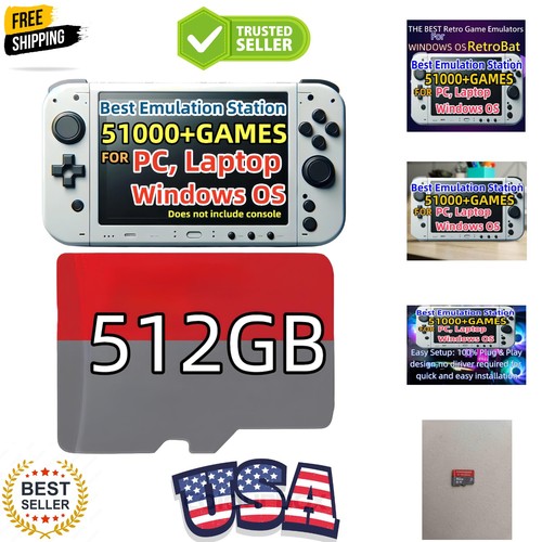 512gb retrobat game system - retrobat, per