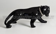 PANTERA IN AGGUATO IN CERAMICA