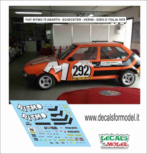 Decals fiat ritmo 75 - decals,