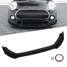 Sdoppiatore labbro paraurti anteriore nero lucido per BMW Mini F55 F56 Hatchback 2014-2021