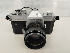 Yashica TL Electro x fotocamera reflex 35 mm con obiettivo Yashinon 50 mm testata