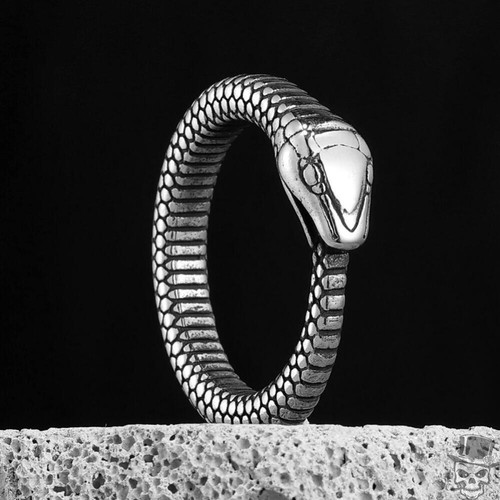 Anello serpente sonagli - anello,