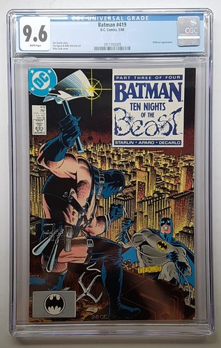 Batman 419 cgc 1988 - batman,