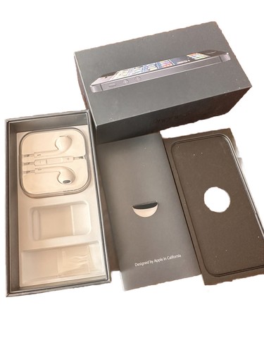 Box ear buds apple iphone - box,