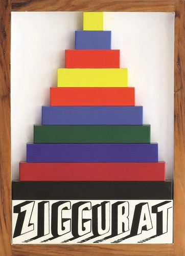 Joe tilson ziggurat 2003 - joe,