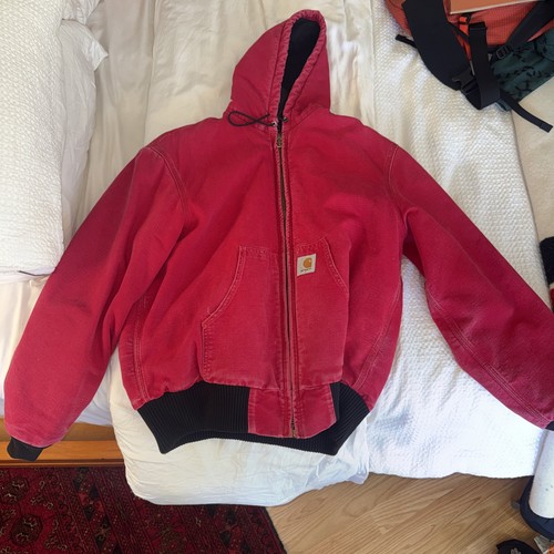 Giacca carhartt sbiadita rossa - giacca,