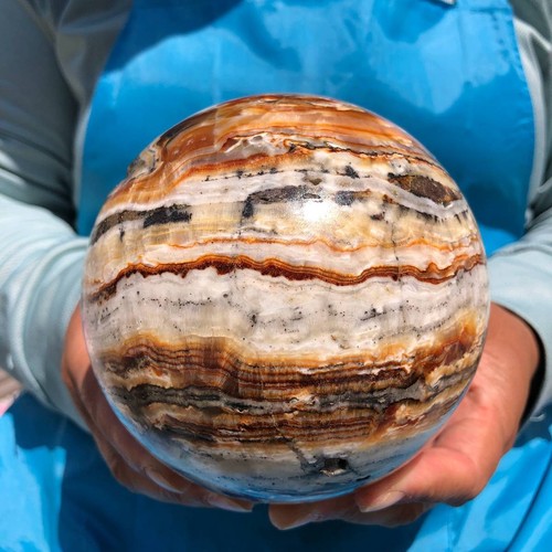 Sfera agata righe - sfera, a