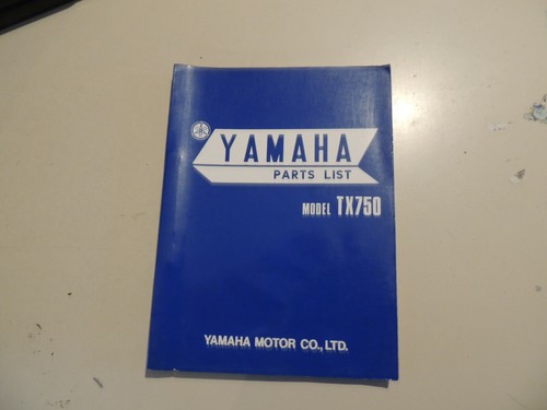 Parts catalog yamaha - tx, 750