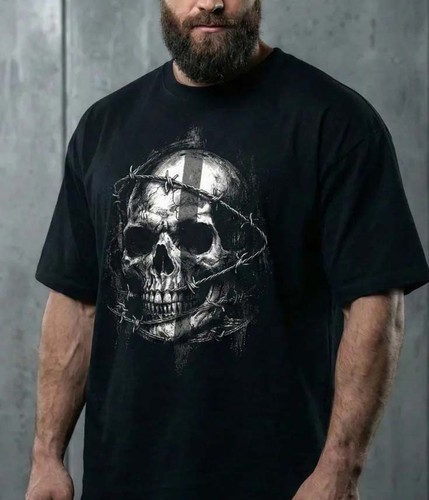 Camicia teschio realistica