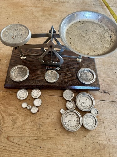 Vintage postal balance scales - vintage,