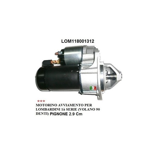 Motorino avviamento lombardini - avviamento,