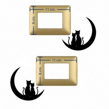 Cats Moon Stickers Light